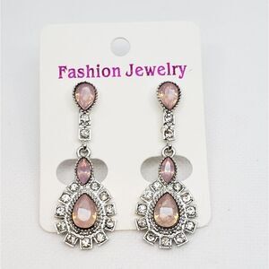 VEYO Milk Pink Drop Earrings Post style